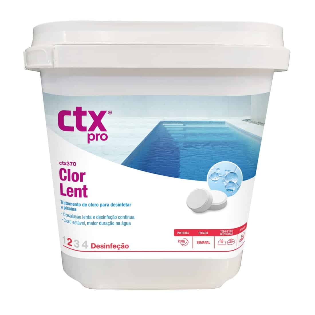 Große langsam wirkende Chlortabletten - 5kg (CTX-370)