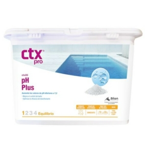 PH Plus 1kg für Poolwasser, erhöht den pH-Wert schnell und effektiv.