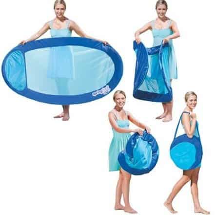 Aufblasbarer Poolsessel zum komfortablen Entspannen im Wasser.