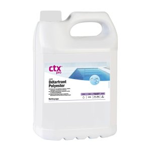Entkalker für Pools aus Glasfaser und Polyester, 5 Liter, wirksam gegen Kalkablagerungen.