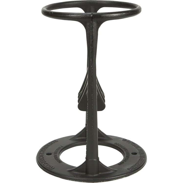 Holzspalter aus Gusseisen in Schwarz, ideal zum Spalten von Holz.