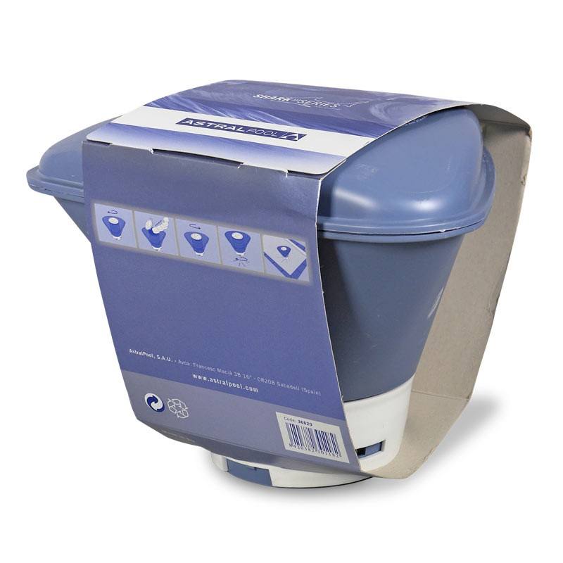 Chlorschwimmer für Pooltabletten von 200 Gramm, automatischer Dispenser.
