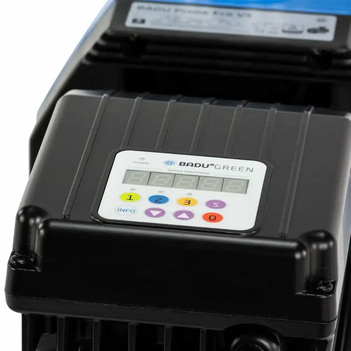 Badu Prime Eco VS variable Pool-Pumpe für energiesparende Poolpflege.