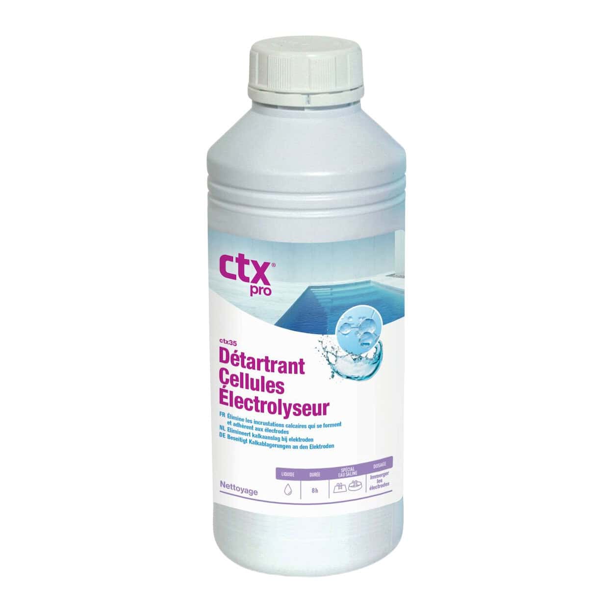 Entkalker für Pool-Elektroden und -Zellen, 1 Liter, CTX-35.