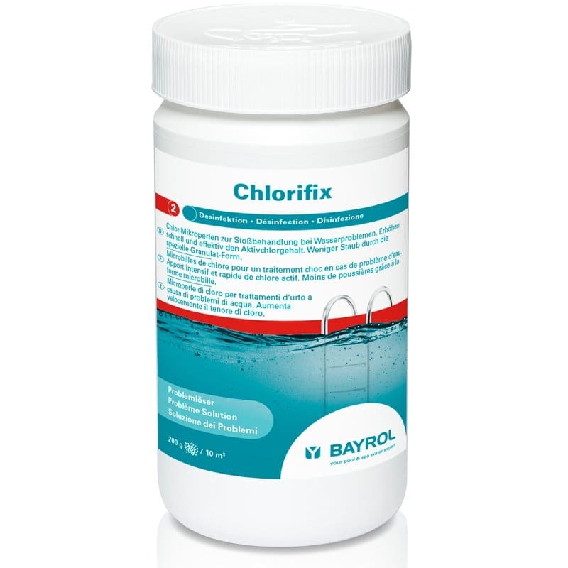 Chlorifix 60 Pulver zur Pooldesinfektion, 1 kg.
