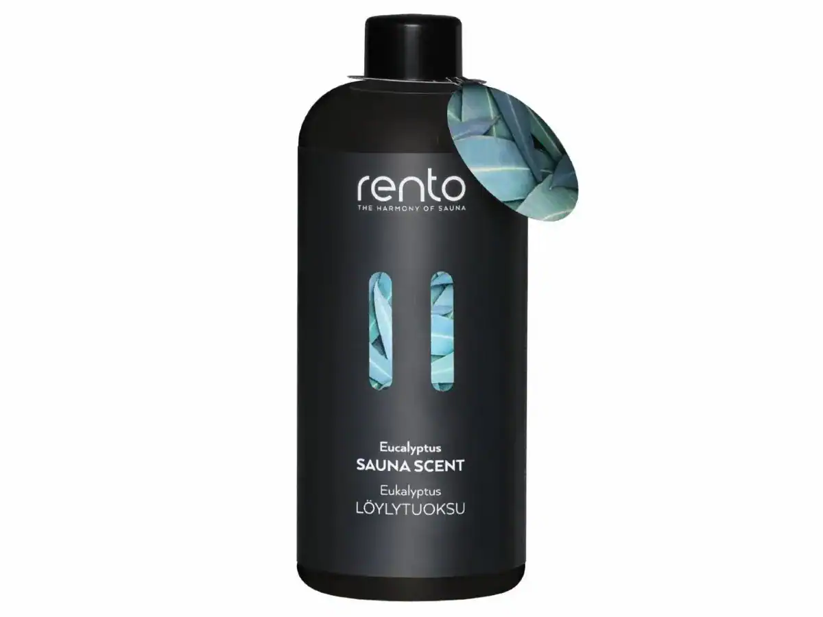 Rento Saunaduft-Set mit Eukalyptusduft, 3 x 400 ml, für ein entspannendes Saunaerlebnis.