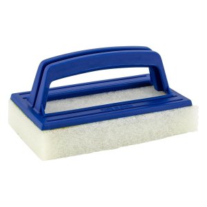 Praktische Pool- und Spa-Scheuerbürste zur Reinigung von Oberflächen.
