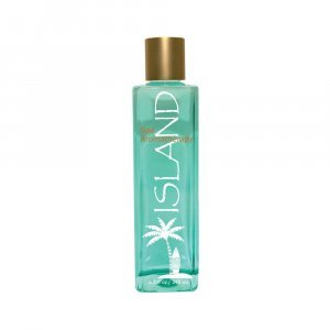 Poolprofi.shop Aromatherapie-Spray mit tropischem Insel-Design.