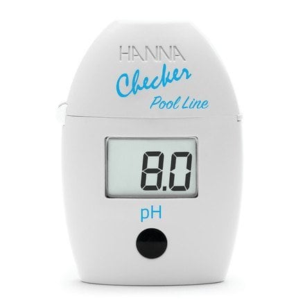 Checker pH-Messgerät für Poolwasser, präzise Messung des pH-Werts.