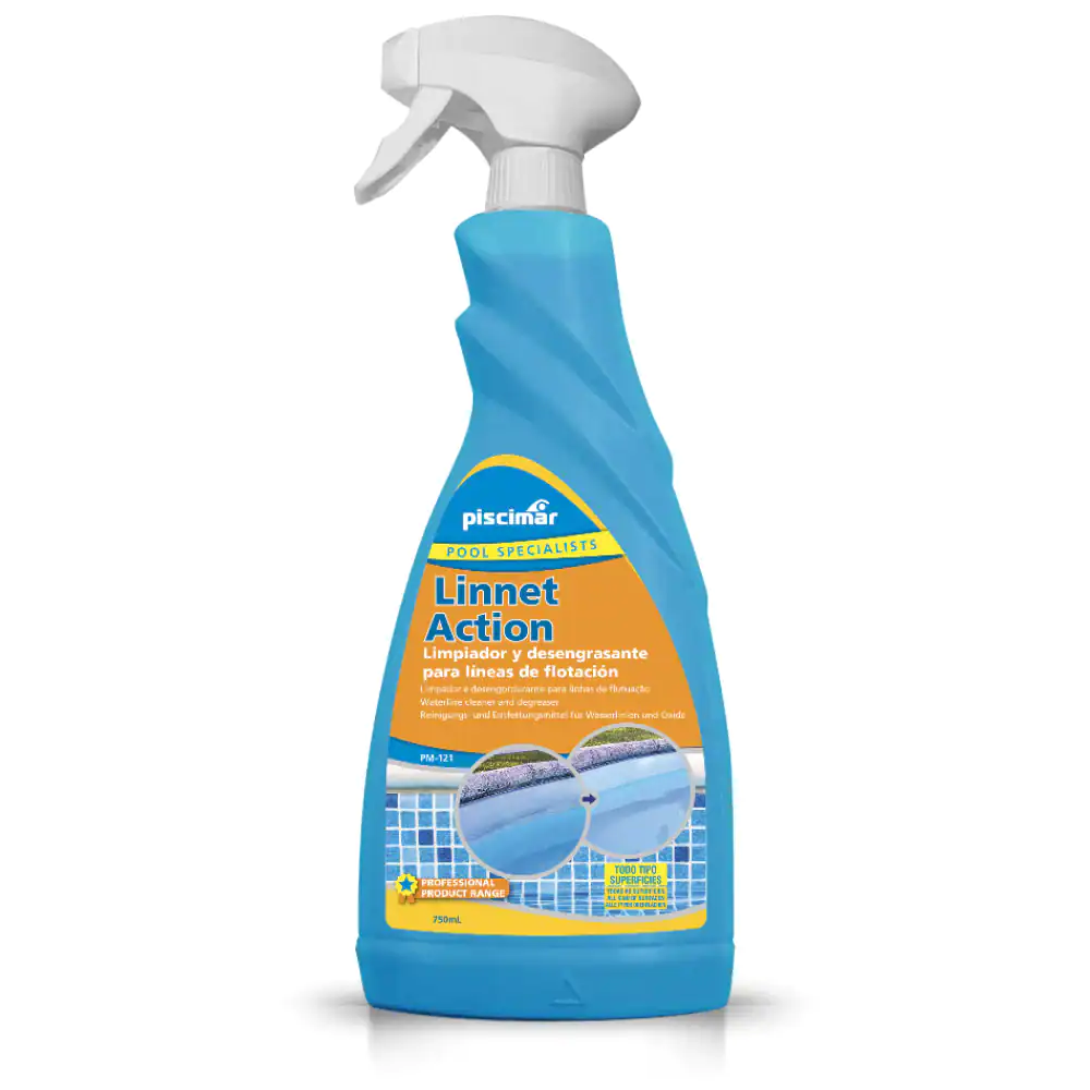 Wasserlinienreiniger und Anti-Kalk-Spray für Pools, 750 ml.