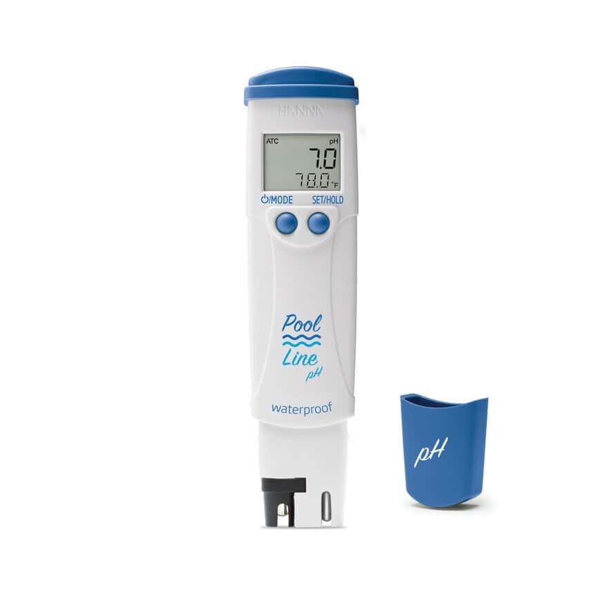 Pool Line Wasserfester Taschenformat pH- und Temperaturtester (HI981274)