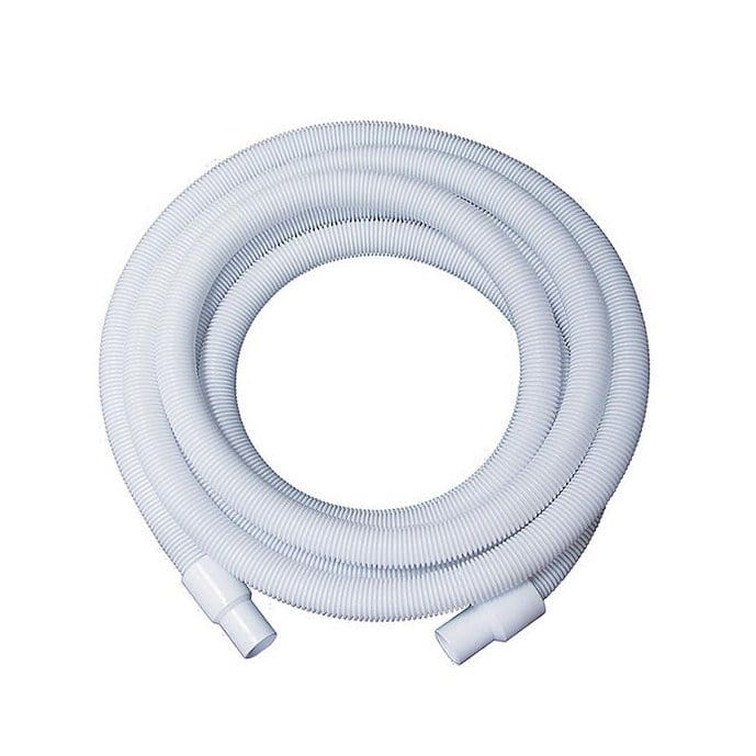 Poolsaugerschlauch für Bodensauger, 7,5 Meter, weiß.