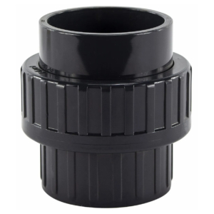 PVC-Kupplung 50mm mit Klebeverbindung für Poolrohre.