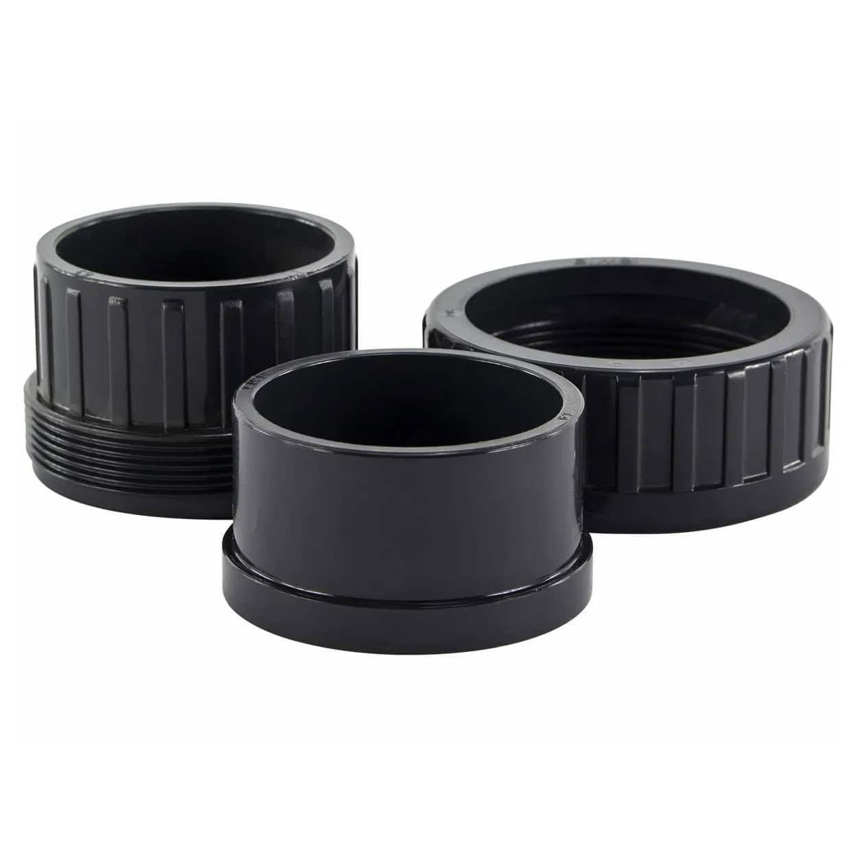 PVC 3/3 Kupplung 50mm für Poolinstallationen.