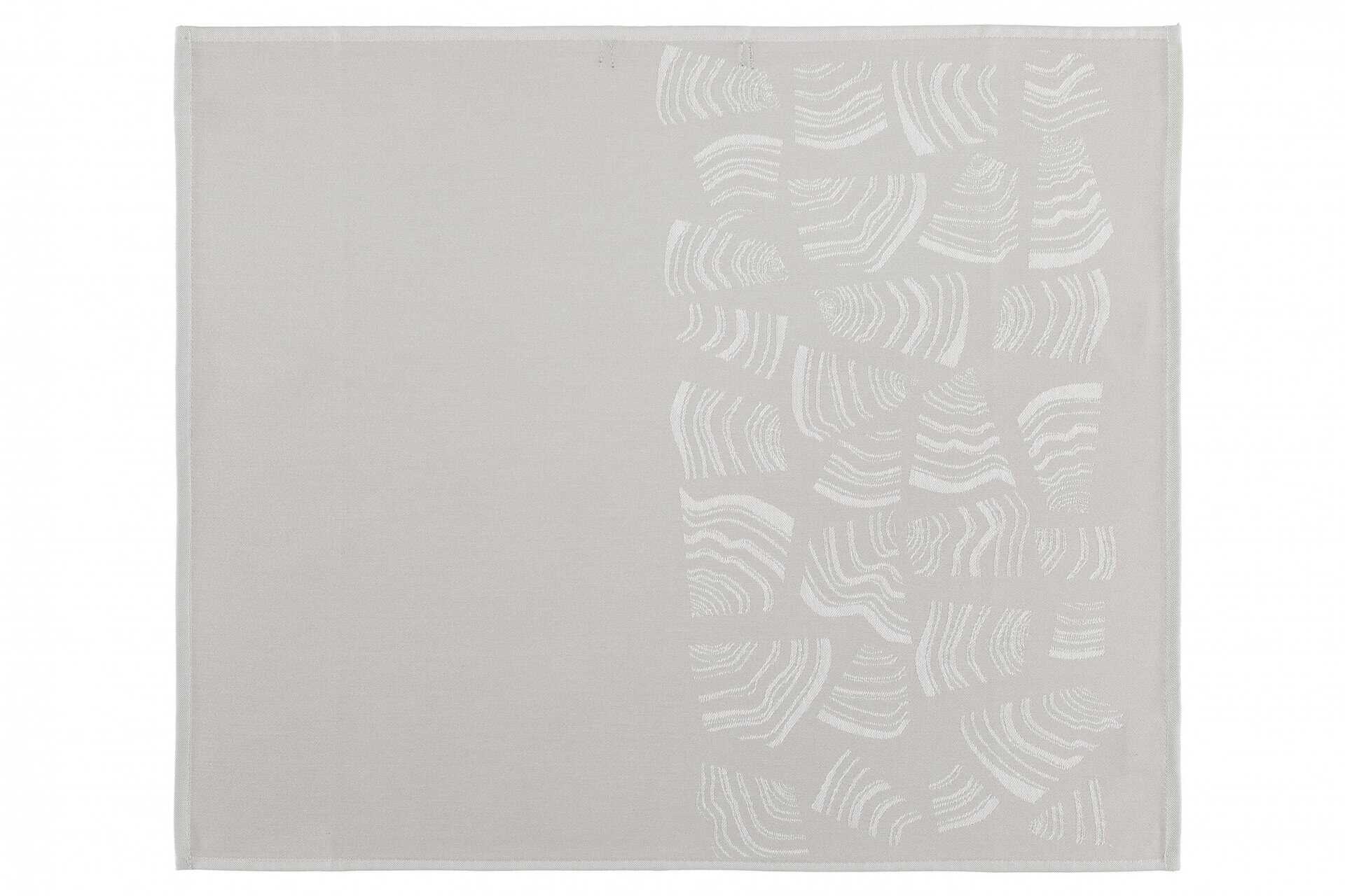 Schwimmhandtuch grau 50x60cm, ideal für Sauna- und Poolgebrauch.