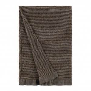 Schwimmhandtuch braun 90x180 cm, weich und saugfähig, ideal für Sauna und Pool.