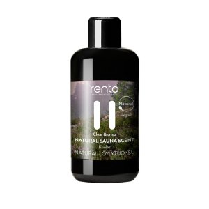 Rento natürlicher Saunaduft Flasche 100 ml für einen frischen, klaren Duft in der Sauna.