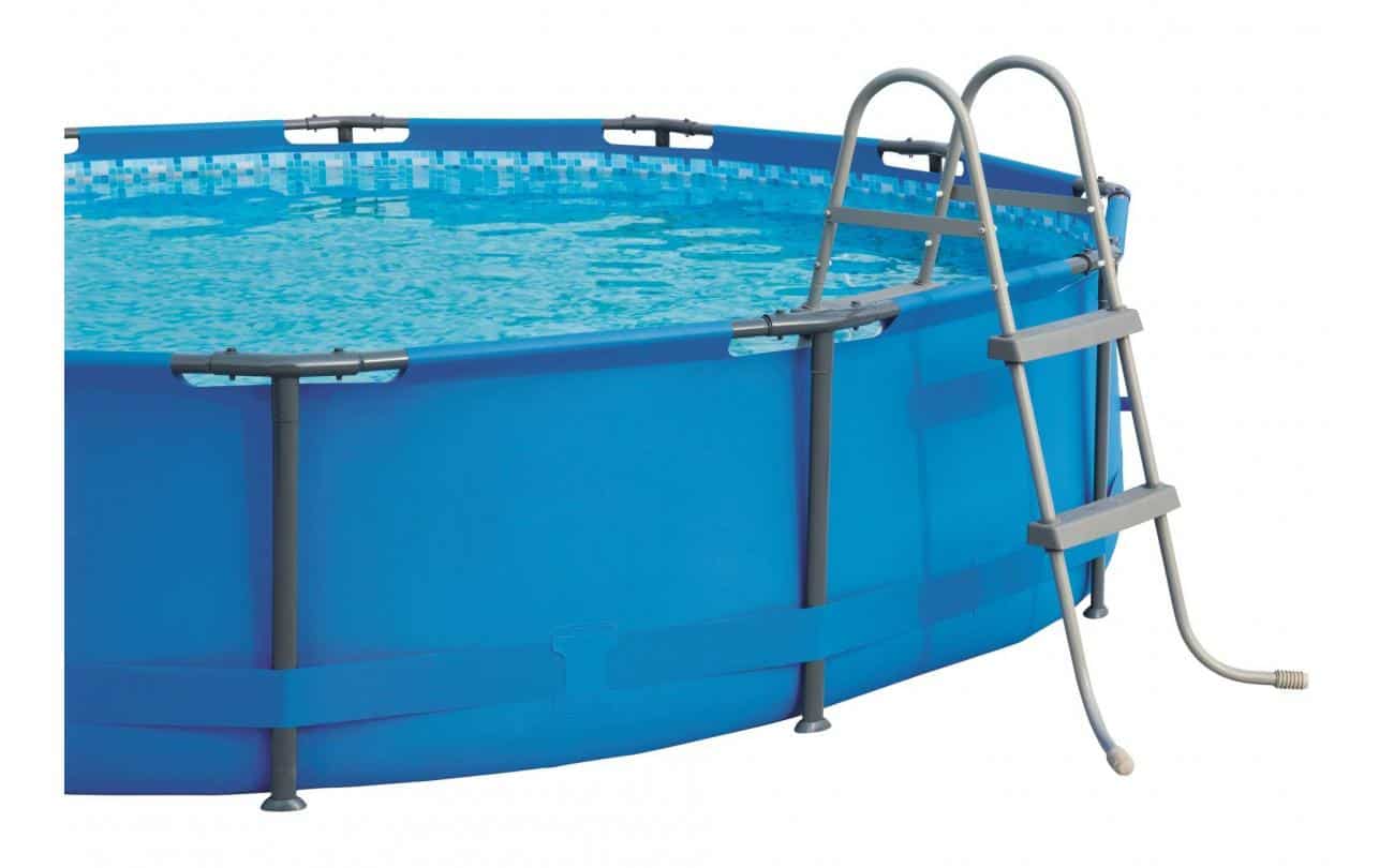 Poolleiter von 84 cm für sicheres Ein- und Aussteigen bei Bestway Pools.