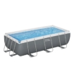 Bestway Power Steel Pool mit Filterpumpe und Zubehör für sommerlichen Spaß.