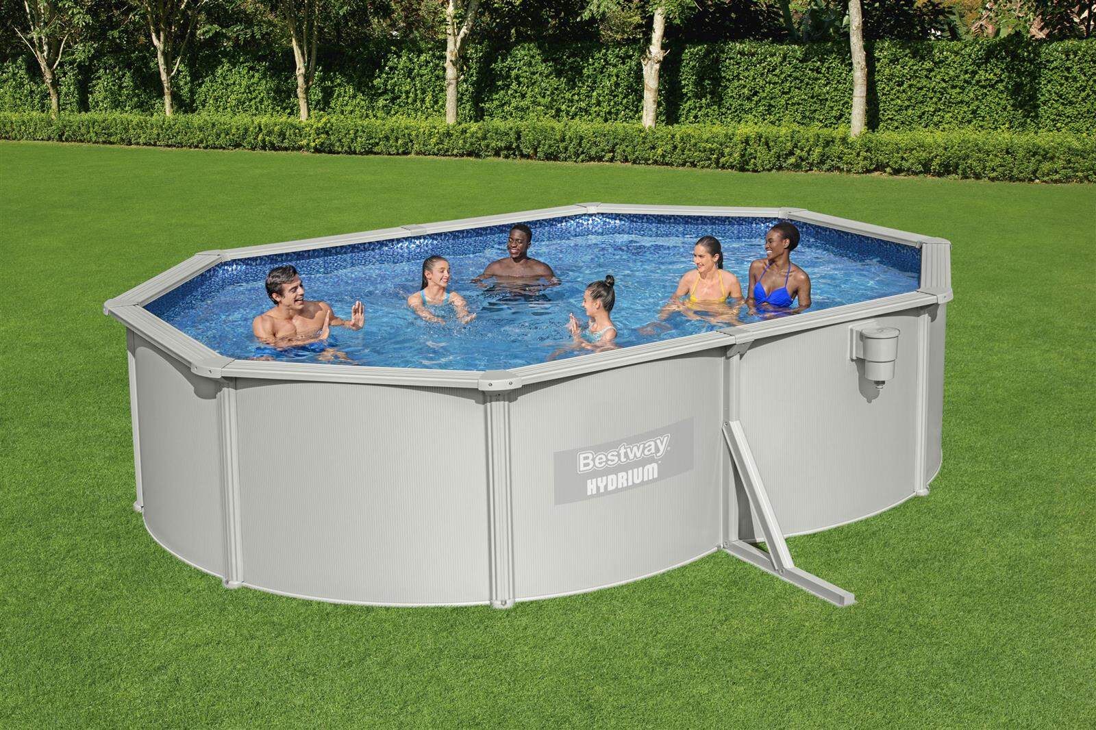 Bestway Hydrium Pool 500x360x120 cm für Familienspaß.
