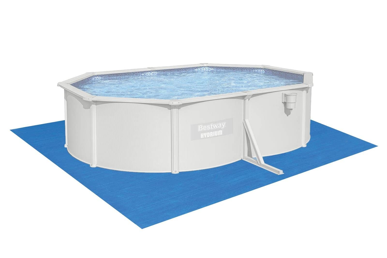 Hydrium Pool 500x360x120 cm mit stabiler Konstruktion.