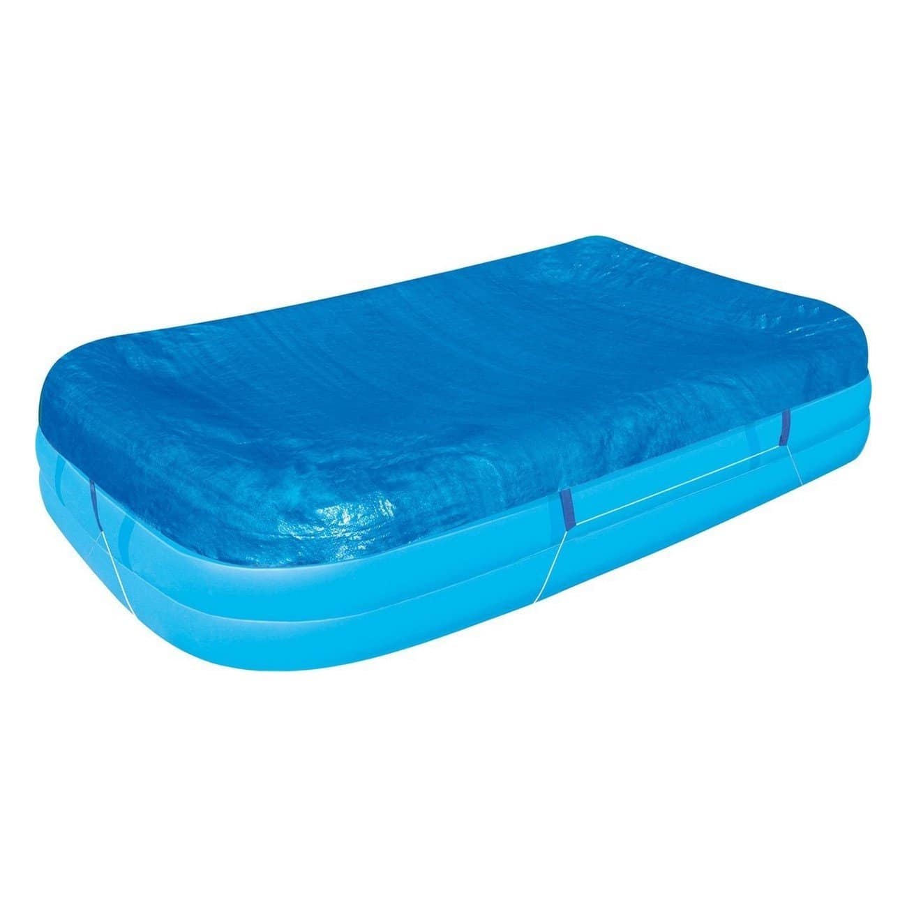 Poolabdeckung für Bestway Flowclear Pool 305x183x56cm, schützt vor Schmutz und Witterungseinflüssen.