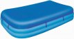 Poolabdeckung für Bestway Flowclear Pool 305x183x56cm, schützt vor Schmutz und Witterungseinflüssen.