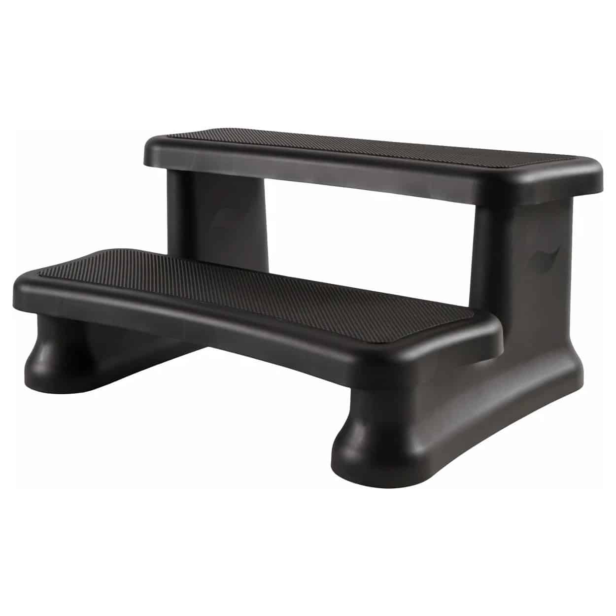 SmartStep Spa-Treppe in Schwarz für sicheren Zugang zu Ihrem Spa.
