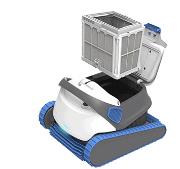 Dolphin S200 Poolroboter für automatische Reinigung von Pools.
