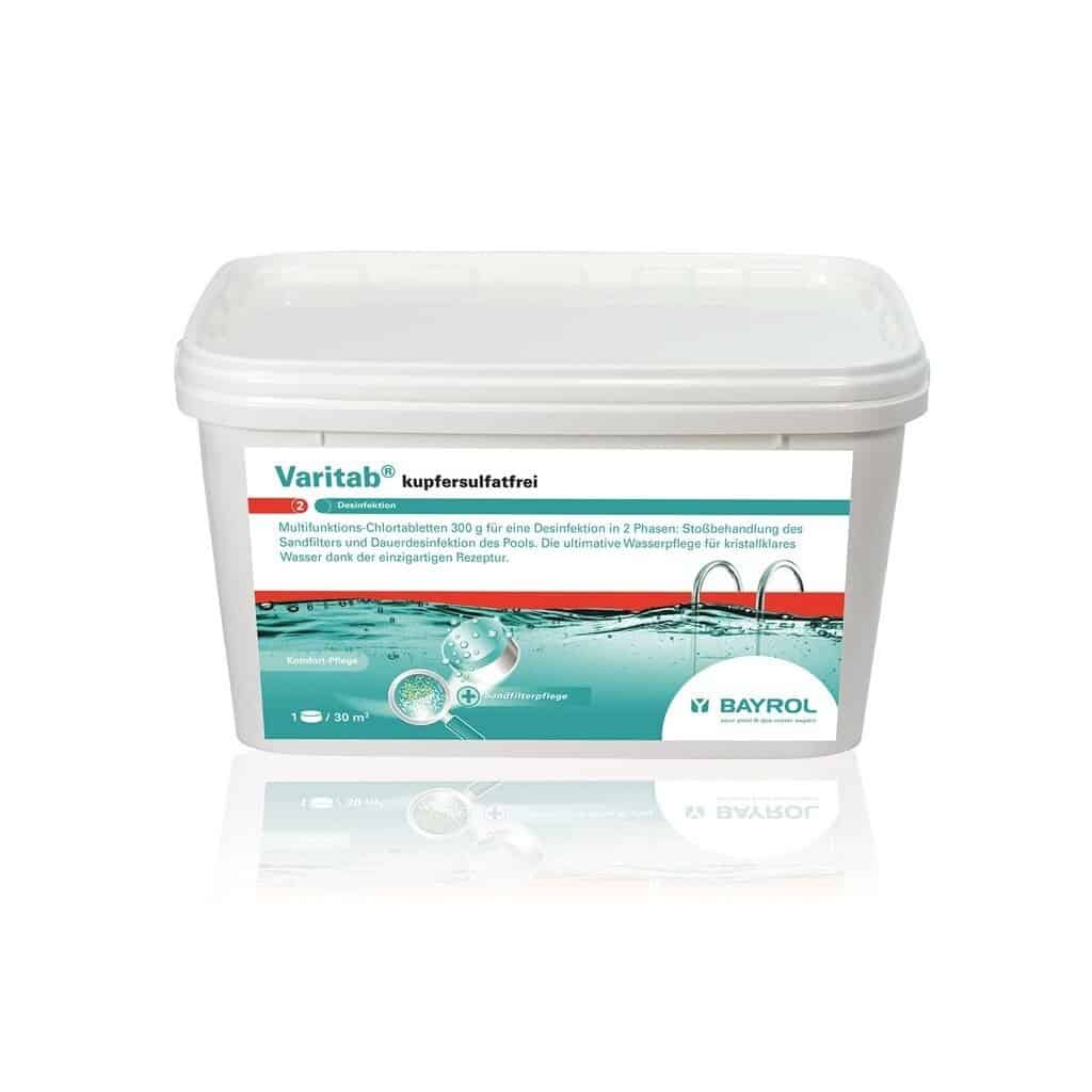 Pool-Reinigungs- und Desinfektionstabletten für optimale Wasserqualität.