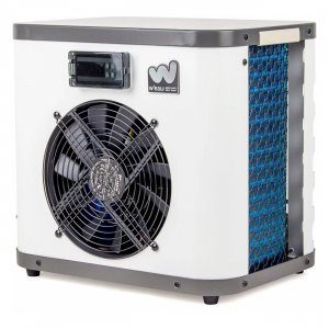 Wärmepumpe für Pool, energiesparend und kompakt, geeignet für die Beheizung von Pools bis 5 kW.