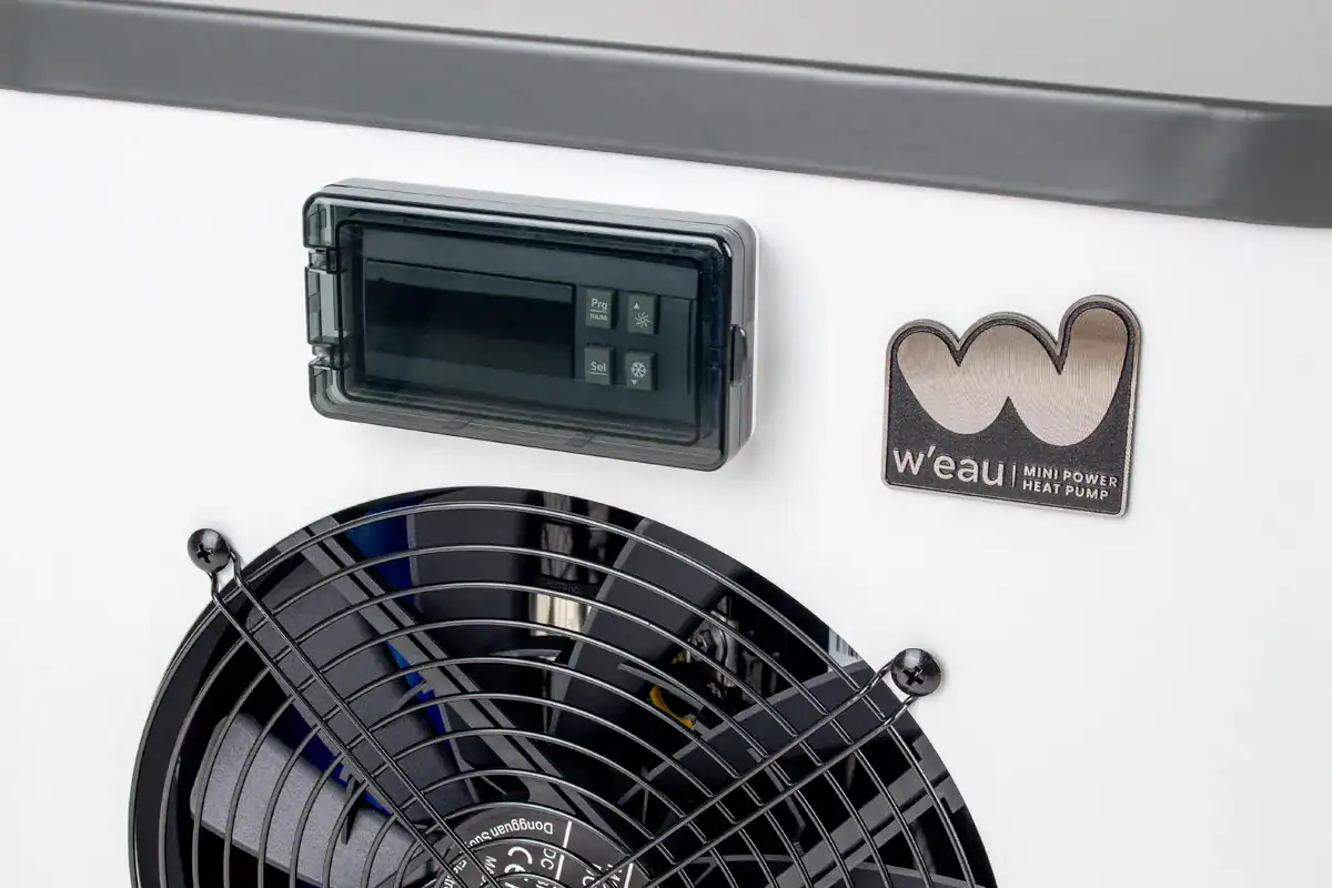 Wärmepumpe für Pool, energieeffizientes und effizientes Heizen. Geeignet für kleine bis mittelgroße.