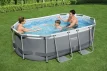 Bestway Power Steel Oval-Pool - 305 x 200 x 84 cm