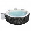 Hollywood Lay-Z-Spa Airjet mit Freeze Shield für 4-6 Personen, luxuriöser aufblasbarer Spa mit Massagedüsen.