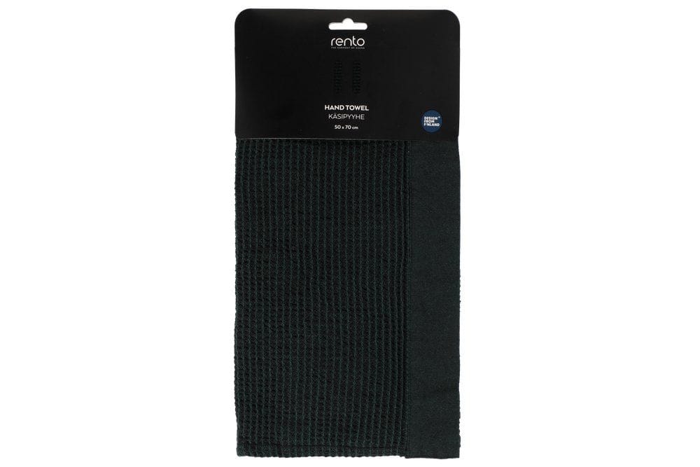 Badetuch dunkelgrün 50x70 cm, ideal für Sauna und Poolnutzung.
