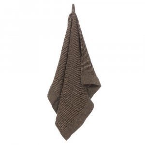 Schwarzes Sauna-Handtuch Kenno 50x70 cm, ideal für Entspannung und Komfort.