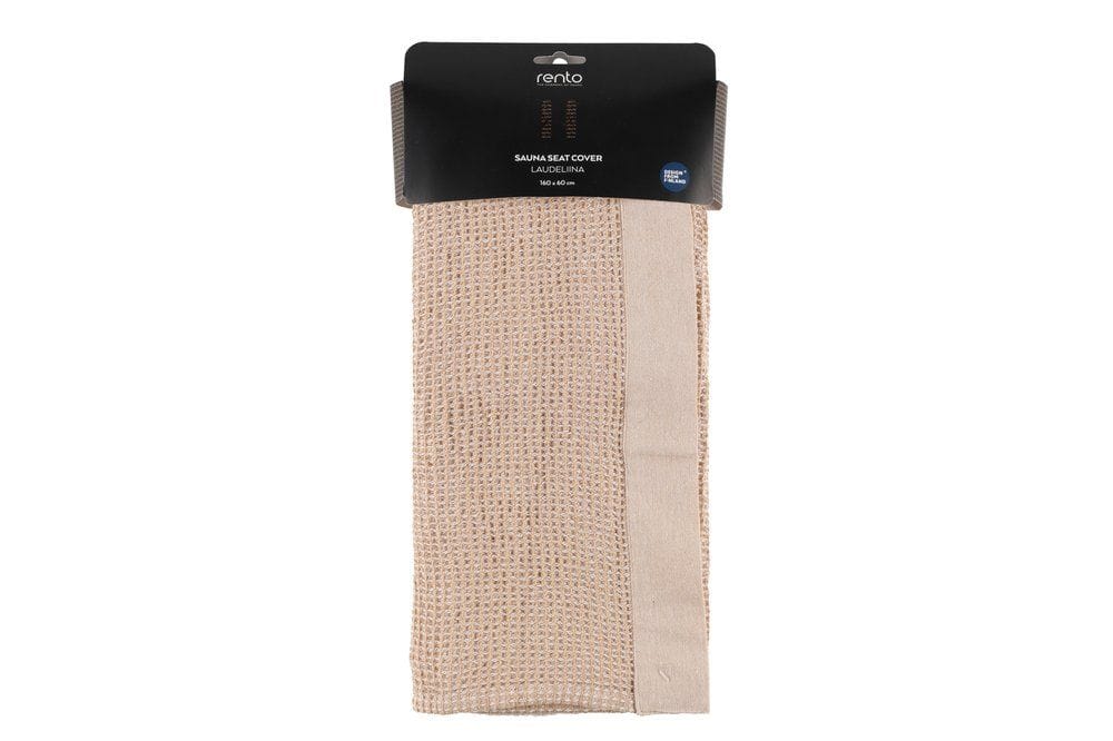 Rento Sauna-Stuhlbezug beige 60x160 für komfortablen Sitzschutz.