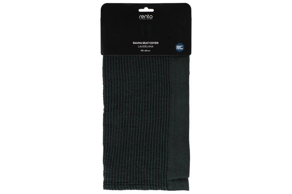 Dunkelgrüner Sauna-Sitzbezug von 50x60cm für extra Komfort und Hygiene.