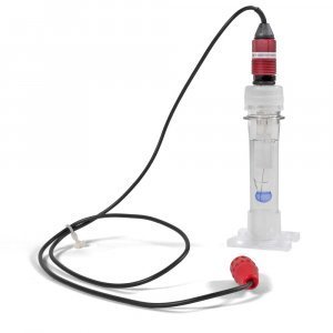 pH-Messgerät mit Kabel und BNC-Anschluss für die Poolwasserkontrolle.