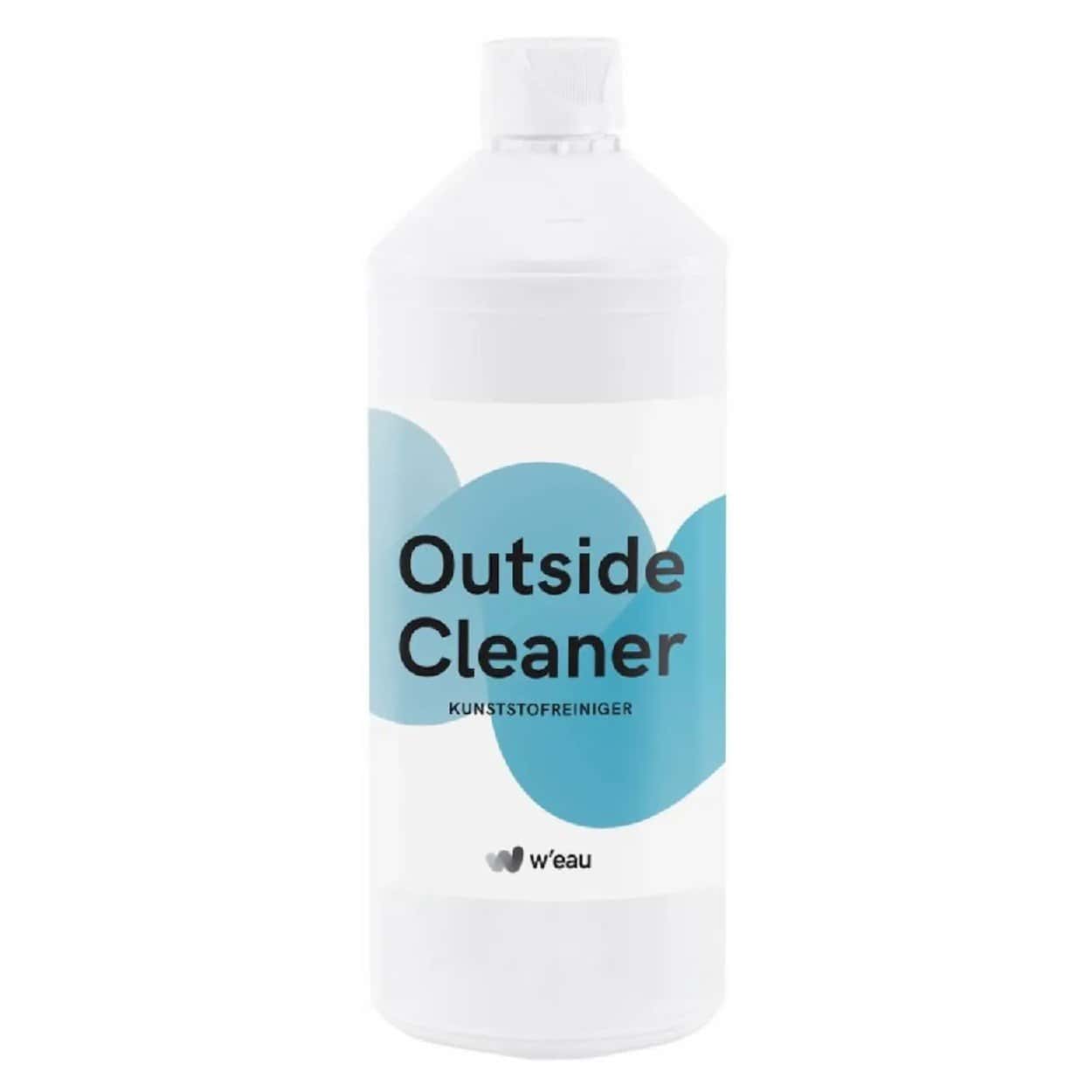 Außenreiniger für Pools, 1 Liter, effektiv und benutzerfreundlich.