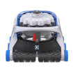 Poolroboter mit Schaumstoffbürsten zur Reinigung von Pools.