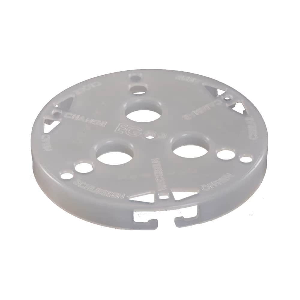 Weiße Filterkartusche für Poolfilter mit Löchern, kompatibel mit EGO³.