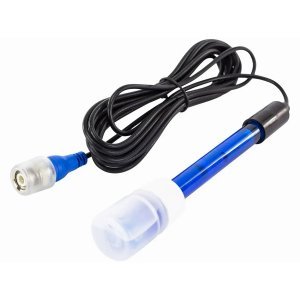 Digitaler pH-Messer für Pools mit Kabel und Sensor für präzise Messungen.