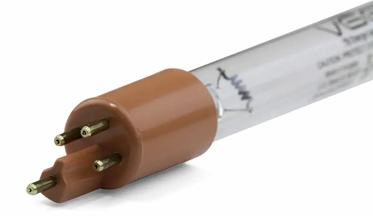UV-C-Signallampe für die Poolreinigung und Wasseraufbereitung.