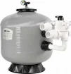 Sandfilter für Pools, 20m³, verstärktes Polyester, Side-Mount-Design.