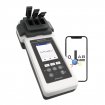 Digitaler Pool-Wassertester mit App-Verbindung für eine präzise Wasseranalyse.