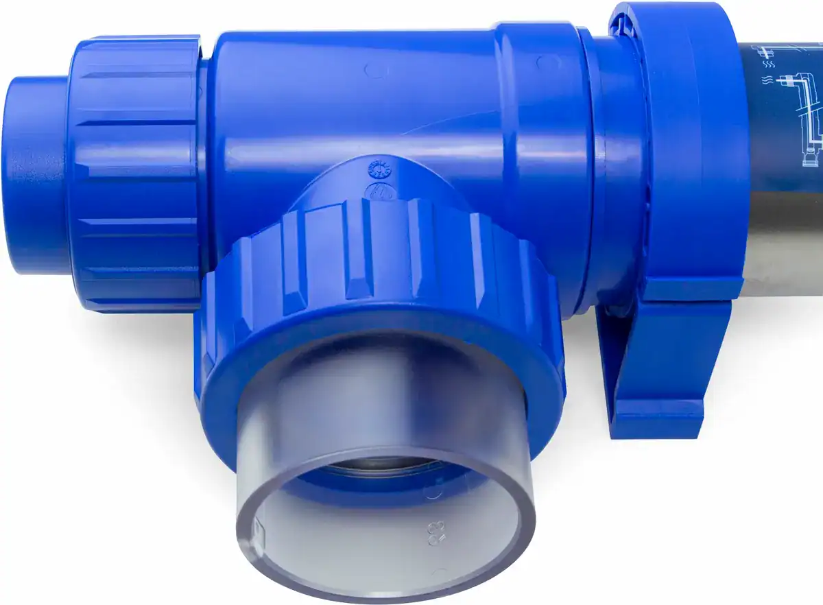 UV-C-Wasseraufbereitung für Pools und Spas.