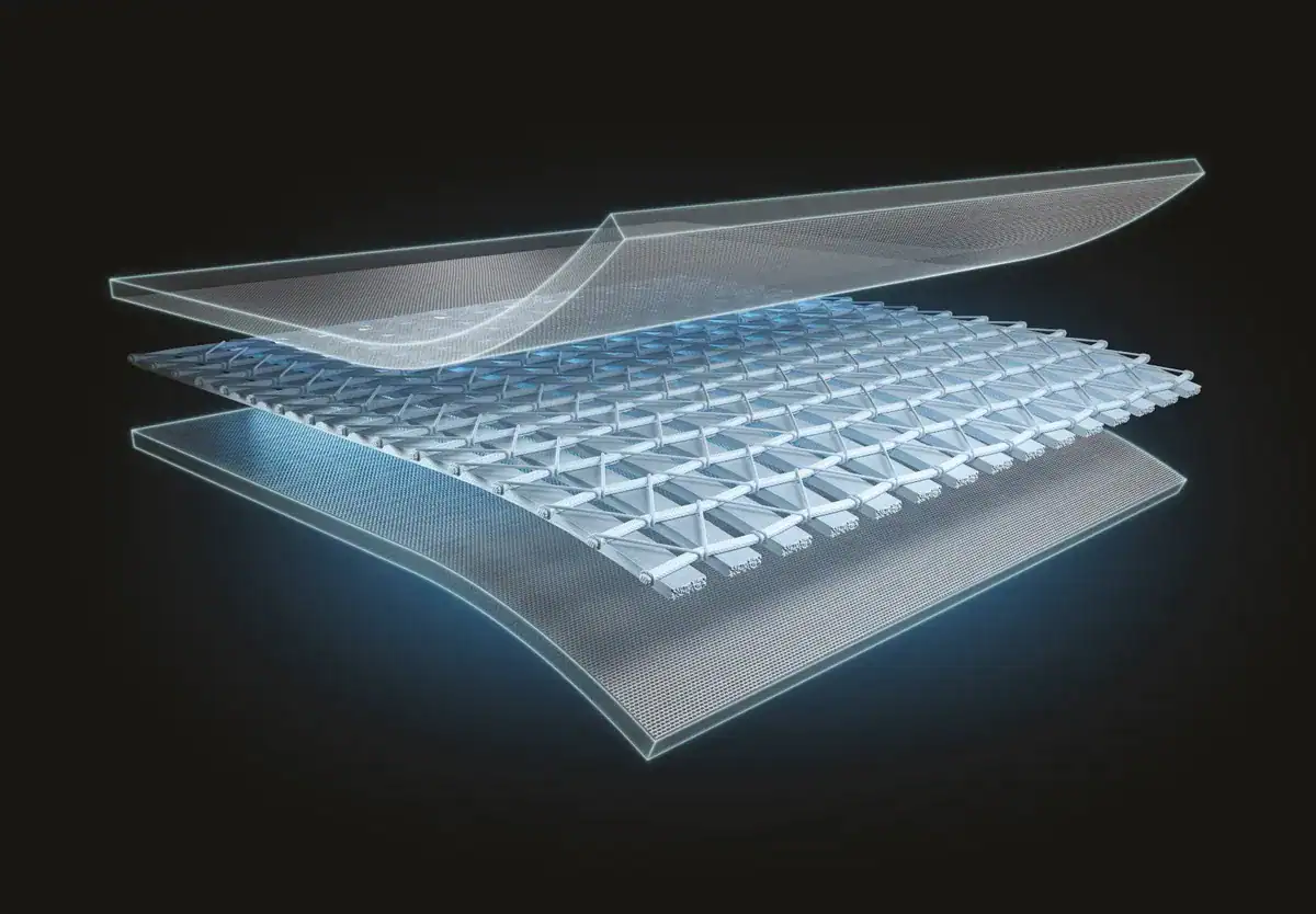Ausführliche technische Schichten des Intex Pure Spa Bubble Therapy.