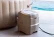 Intex Pure Spa Bubble Therapy, aufblasbarer Whirlpool für 4 Personen, ideal zur Entspannung zu Hause.