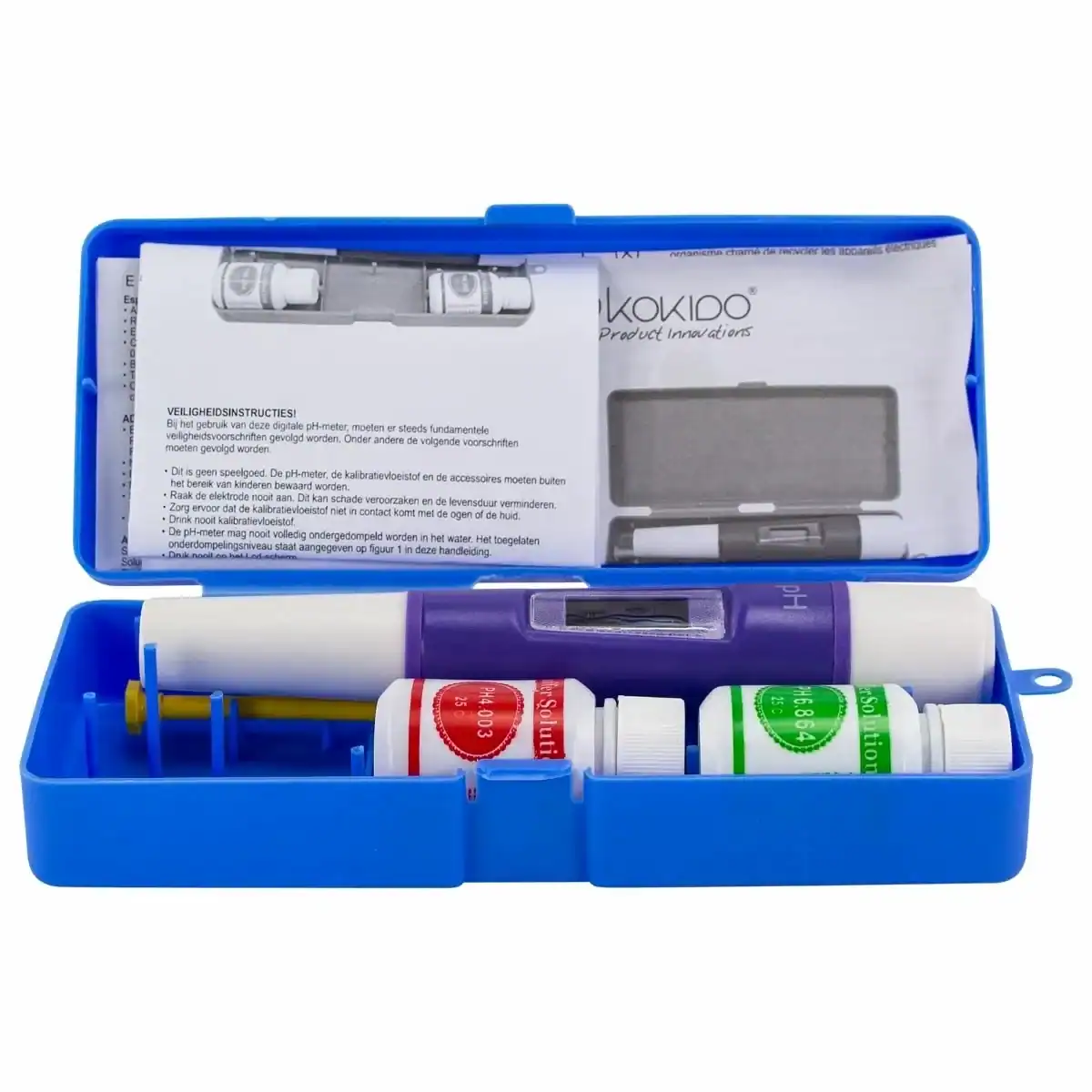 Digitaler pH-Tester für Pools und Spas.